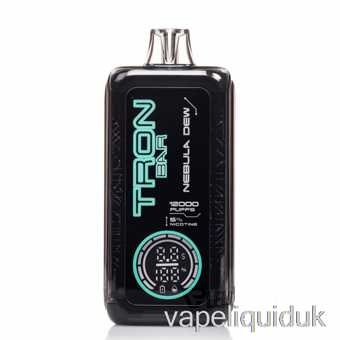 TRON BAR 12K Disposable Nebula Dew Vape Liquid